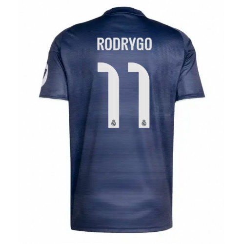 Real Madrid Rodrygo Goes #11 Replika Udebanetrøje 2025-26 Kortærmet Real Madrid Rodrygo Goes #11 Replika Udebanetrøje 2025-26 Kortærmet